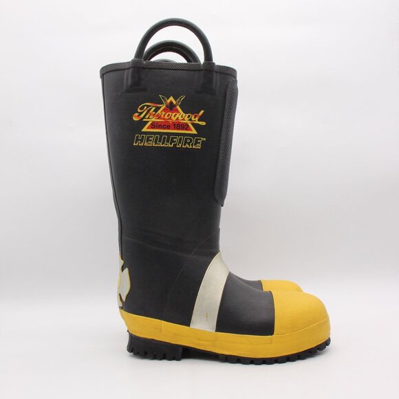 thorogood Shoes - Thorogood Hellfire Structural Fireman Women's Size 5.5 Narrow Boots Steel Toe